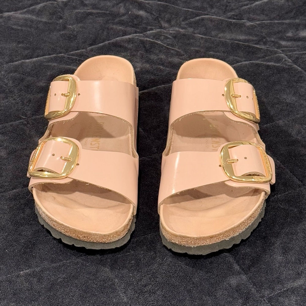 Birkenstock high shine big buckle arizona 39